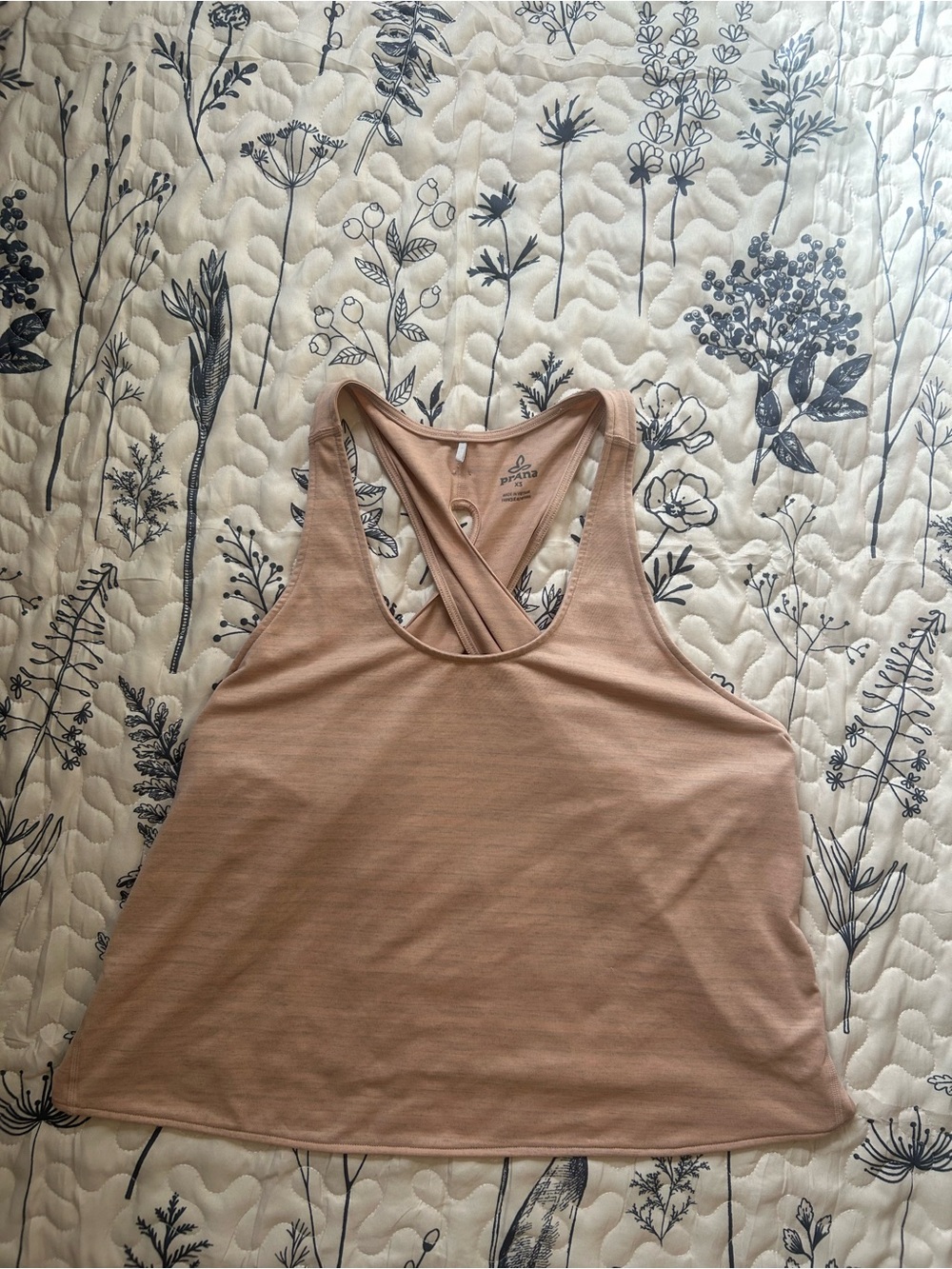 PrAna backless yoga tank top